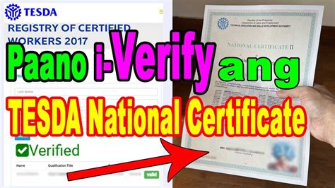 tesda verification 2023|How to Verify TESDA Certificate: Online and Manually .